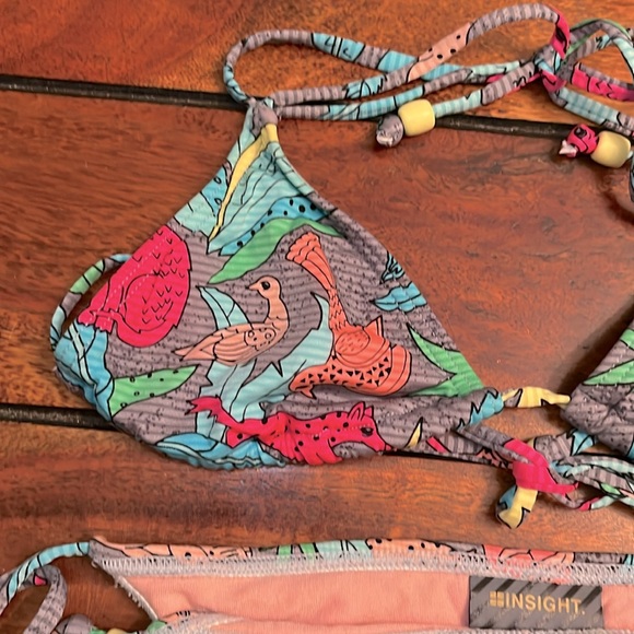 Insight Neon Animal Print Bikini. - Picture 3 of 5